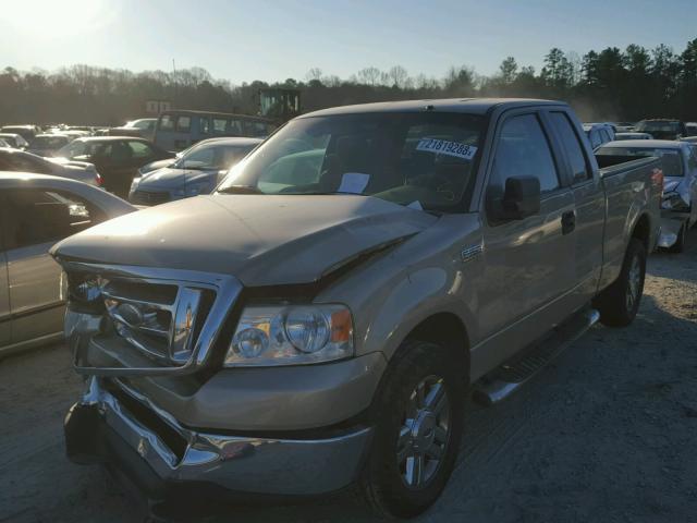 1FTPX12V47NA69571 - 2007 FORD F150 TAN photo 2