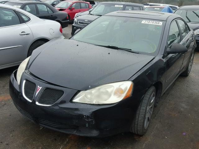 1G2ZG58B674117918 - 2007 PONTIAC G6 BASE BLACK photo 2