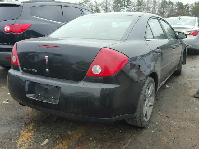 1G2ZG58B674117918 - 2007 PONTIAC G6 BASE BLACK photo 4