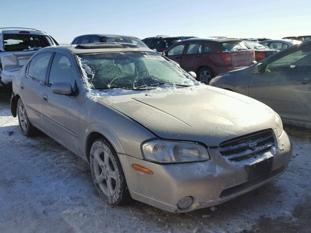 JN1CA31D81T632678 - 2001 NISSAN MAXIMA GXE TAN photo 1