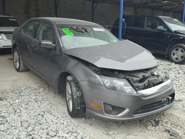 3FAHP0JG3BR337944 - 2011 FORD FUSION SEL GRAY photo 1