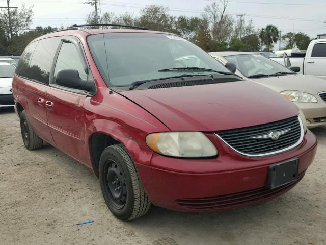 2C4GP44303R217094 - 2003 CHRYSLER TOWN & COU RED photo 1