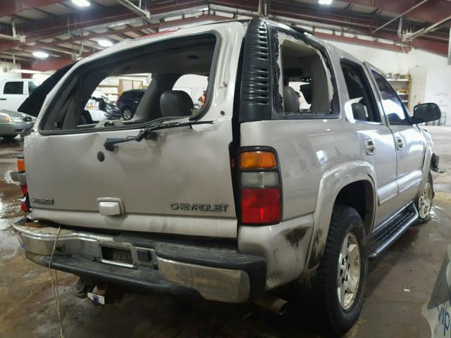 1GNEK13Z94J146128 - 2004 CHEVROLET TAHOE K150 GRAY photo 4