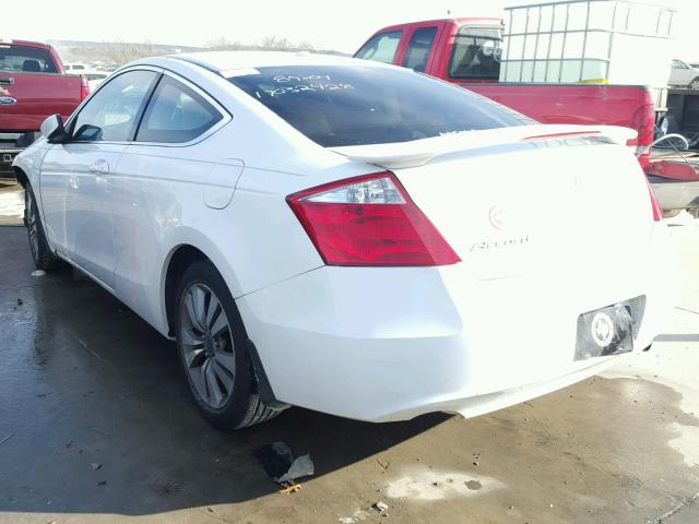 1HGCS12838A016913 - 2008 HONDA ACCORD EXL WHITE photo 3