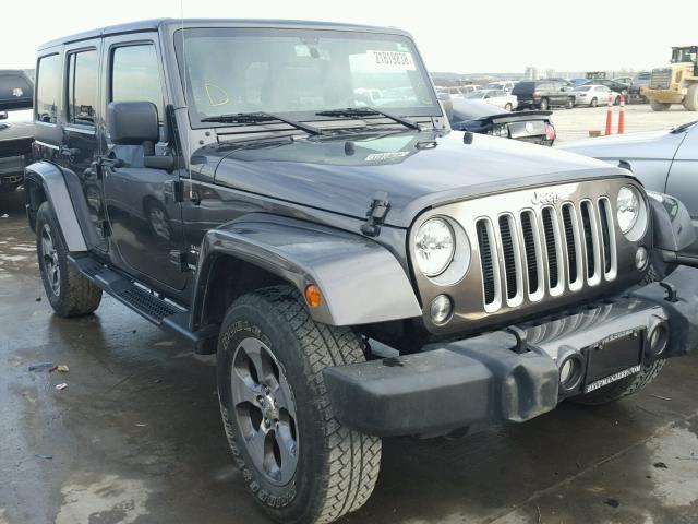 1C4BJWEG8GL164085 - 2016 JEEP WRANGLER U GRAY photo 1