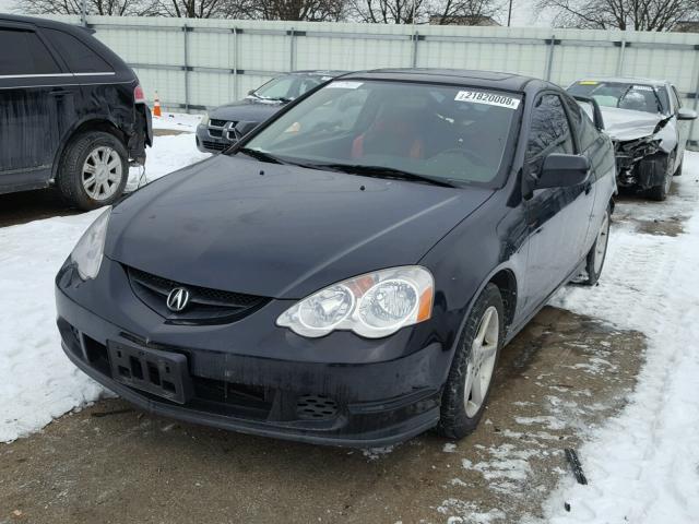 JH4DC54814S005075 - 2004 ACURA RSX BLACK photo 2