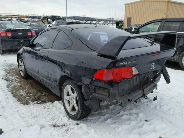 JH4DC54814S005075 - 2004 ACURA RSX BLACK photo 3