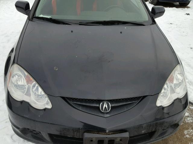 JH4DC54814S005075 - 2004 ACURA RSX BLACK photo 7