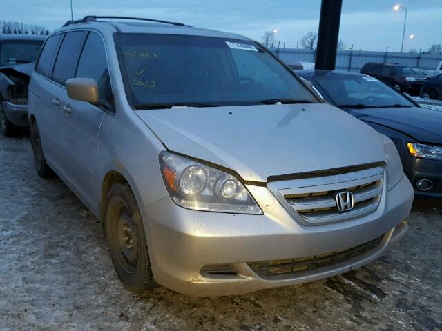 5FNRL38667B509028 - 2007 HONDA ODYSSEY EX SILVER photo 1