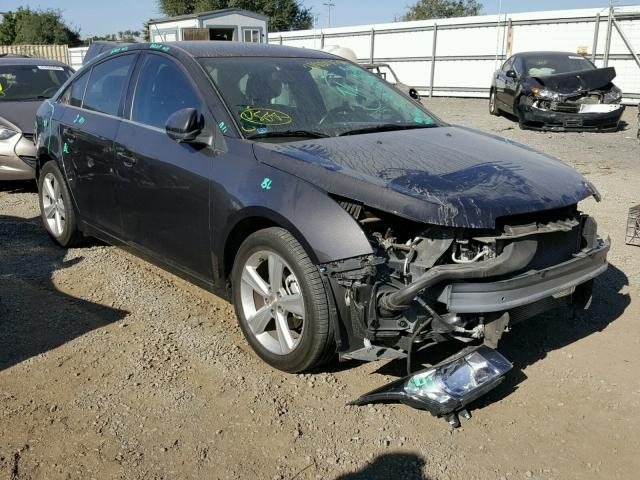 1G1PE5SB5F7232985 - 2015 CHEVROLET CRUZE LT CHARCOAL photo 1