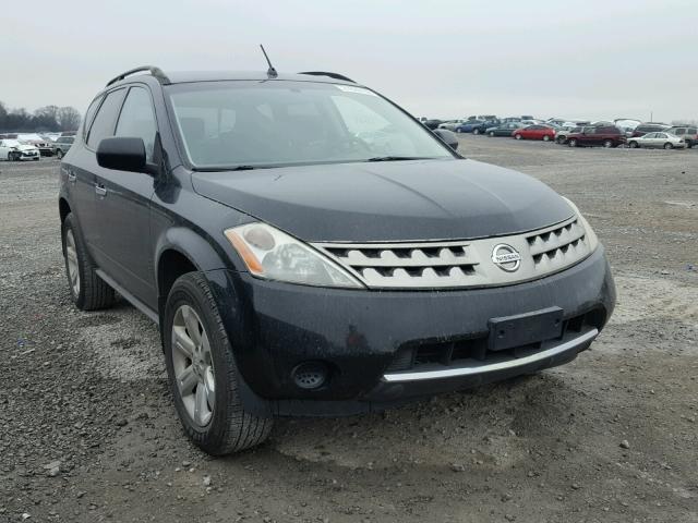 JN8AZ08TX7W523286 - 2007 NISSAN MURANO SL BLACK photo 1