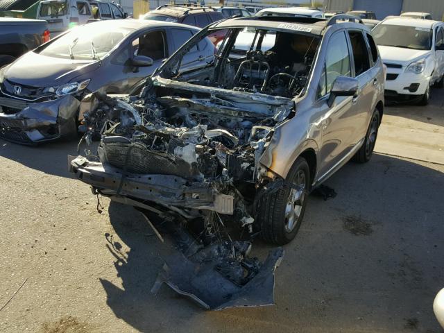 JF2SJAUC5FH435169 - 2015 SUBARU FORESTER 2 BURN photo 2