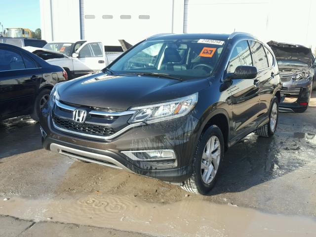 2HKRM3H79FH521020 - 2015 HONDA CR-V EXL BLACK photo 2