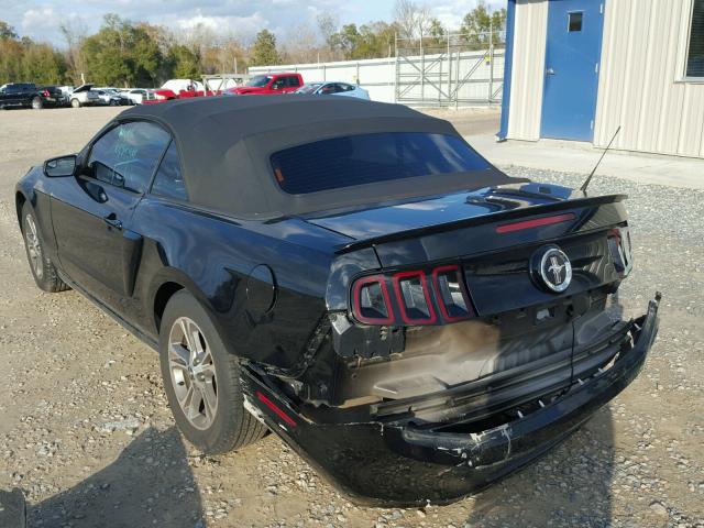 1ZVBP8EM5E5240876 - 2014 FORD MUSTANG BLACK photo 3