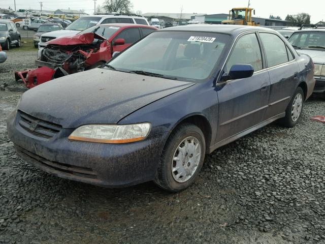 JHMCG56491C005809 - 2001 HONDA ACCORD LX BLUE photo 2