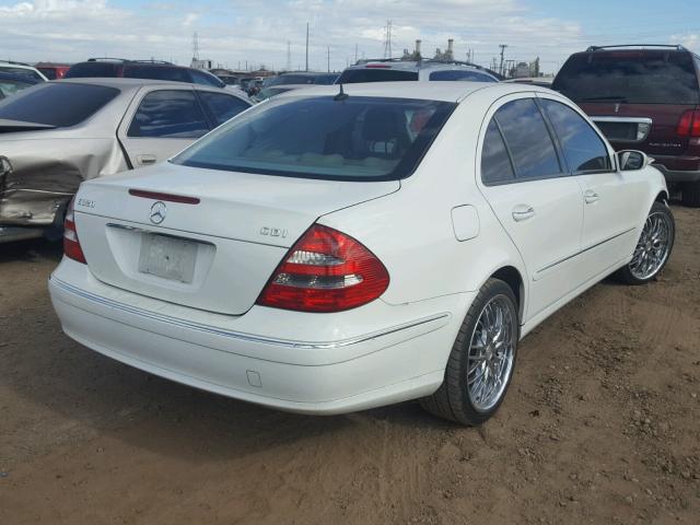 WDBUF26J36A894007 - 2006 MERCEDES-BENZ E 320 CDI WHITE photo 4