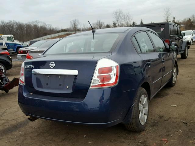 3N1AB6AP4AL608513 - 2010 NISSAN SENTRA 2.0 BLUE photo 4