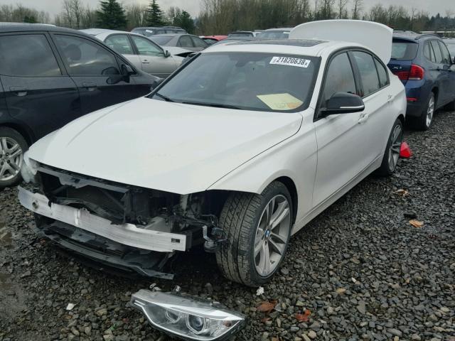 WBA3C1C55DF440183 - 2013 BMW 328 I SULE WHITE photo 2