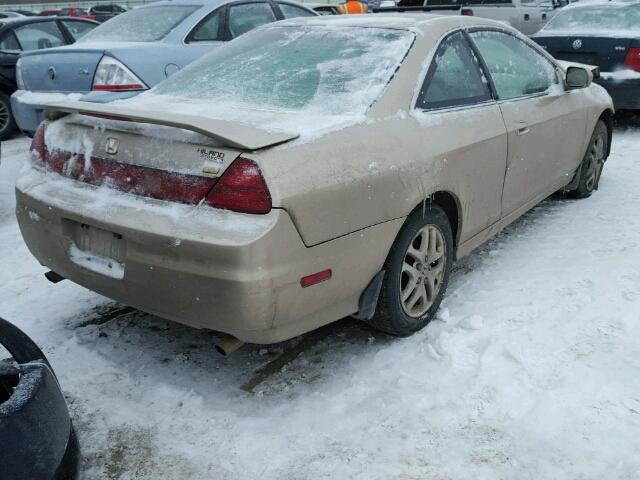 1HGCG22571A013953 - 2001 HONDA ACCORD EX BEIGE photo 4