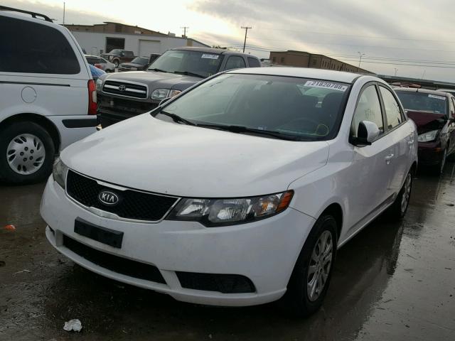 KNAFU4A29A5848644 - 2010 KIA FORTE EX WHITE photo 2