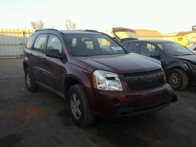 2CNDL13F676108411 - 2007 CHEVROLET EQUINOX LS BURGUNDY photo 1