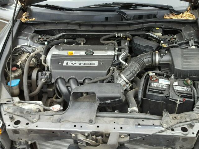 JHMCP26798C009488 - 2008 HONDA ACCORD EX GRAY photo 7