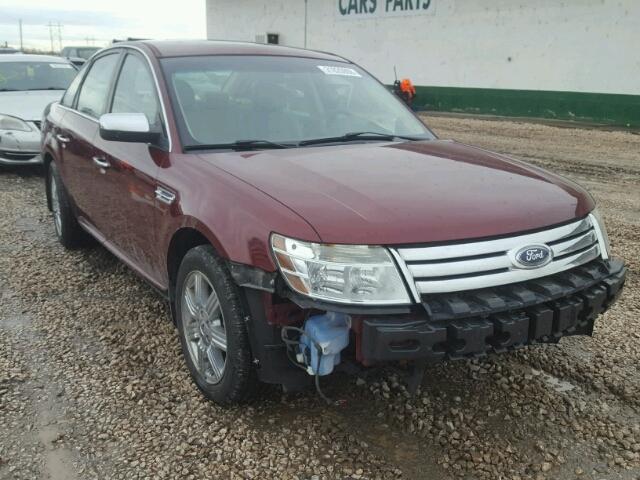 1FAHP28W88G164348 - 2008 FORD TAURUS LIM RED photo 1