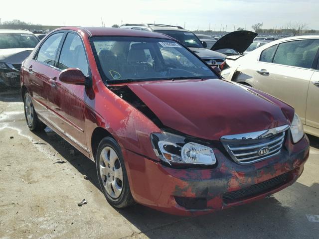 KNAFE121085519956 - 2008 KIA SPECTRA EX RED photo 1