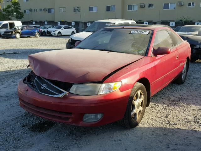 2T1CF22P4XC108106 - 1999 TOYOTA CAMRY SOLA RED photo 2