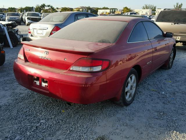 2T1CF22P4XC108106 - 1999 TOYOTA CAMRY SOLA RED photo 4