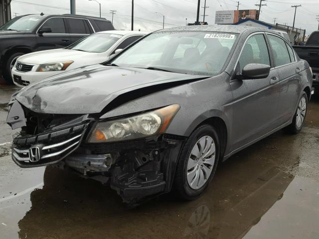 1HGCP2F33BA130603 - 2011 HONDA ACCORD LX CHARCOAL photo 2