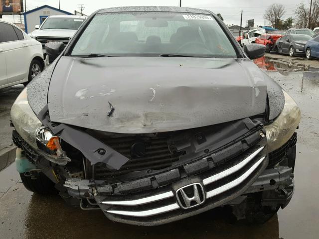 1HGCP2F33BA130603 - 2011 HONDA ACCORD LX CHARCOAL photo 9