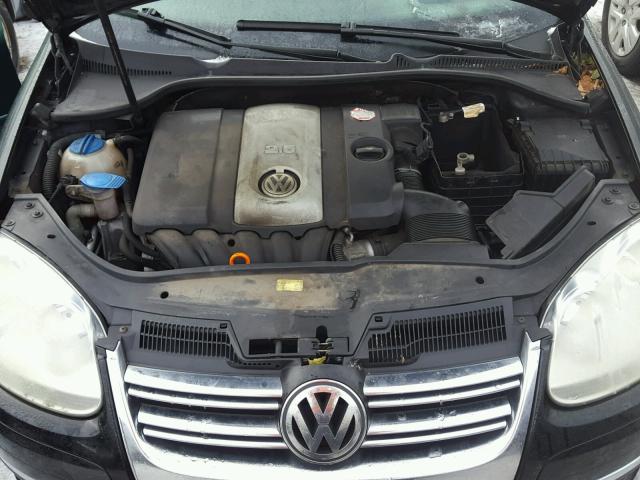 3VWSF71K15M619207 - 2005 VOLKSWAGEN NEW JETTA Noir photo 7