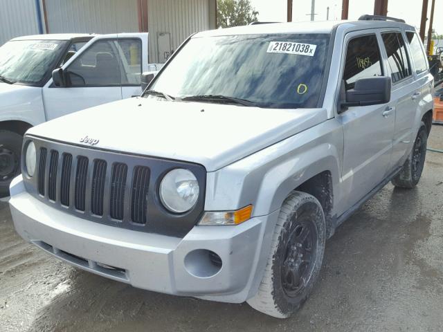 1J4NT2GB2AD659671 - 2010 JEEP PATRIOT SP SILVER photo 2