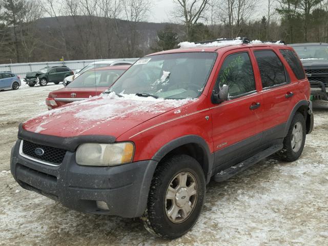 1FMYU03192KC83898 - 2002 FORD ESCAPE XLT RED photo 2