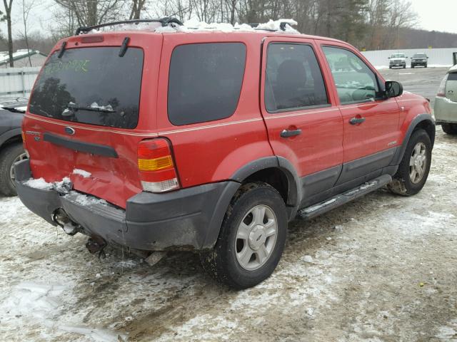1FMYU03192KC83898 - 2002 FORD ESCAPE XLT RED photo 4