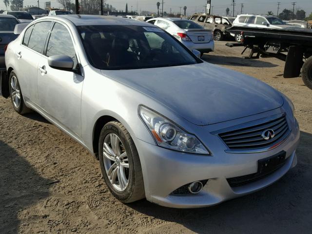 JN1CV6AP9DM724705 - 2013 INFINITI G37 BASE SILVER photo 1