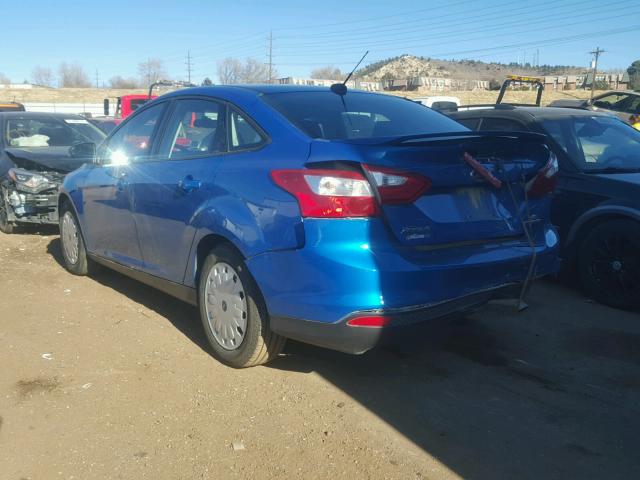 1FADP3F21DL226727 - 2013 FORD FOCUS SE BLUE photo 3