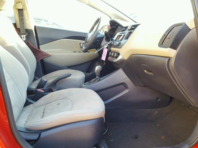 KNADM4A37E6386326 - 2014 KIA RIO LX Կարմիր լուսանկար 5