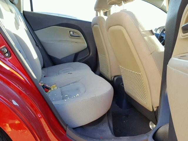 KNADM4A37E6386326 - 2014 KIA RIO LX Կարմիր լուսանկար 6