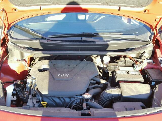 KNADM4A37E6386326 - 2014 KIA RIO LX Կարմիր լուսանկար 7