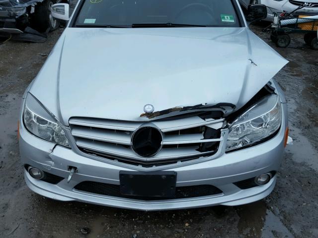 WDDGF81X48F185580 - 2008 MERCEDES-BENZ C 300 4MAT SILVER photo 7