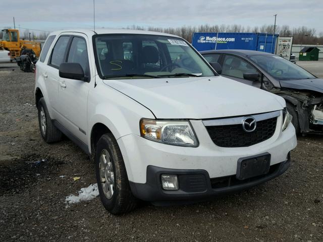 4F2CZ02Z28KM27601 - 2008 MAZDA TRIBUTE I WHITE photo 1