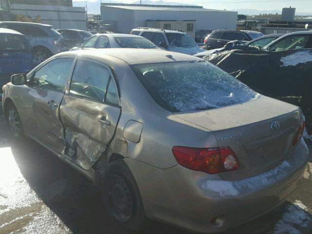 1NXBU4EE6AZ180826 - 2010 TOYOTA COROLLA BA GOLD photo 3