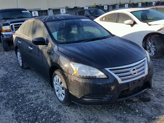 1N4AB7AP1EN852649 - 2014 NISSAN SENTRA S BLACK photo 1