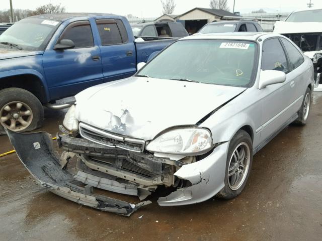1HGEJ8143YL048784 - 2000 HONDA CIVIC EX ვერცხლისფერი ფოტო 2