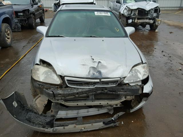 1HGEJ8143YL048784 - 2000 HONDA CIVIC EX ვერცხლისფერი ფოტო 7