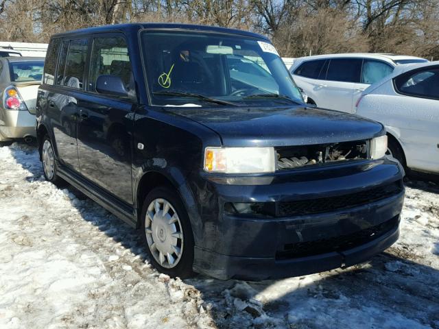 JTLKT324964107961 - 2006 TOYOTA SCION XB BLUE photo 1