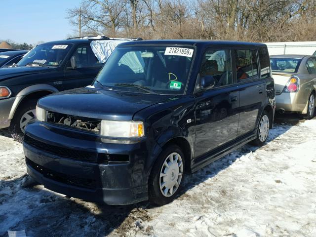 JTLKT324964107961 - 2006 TOYOTA SCION XB BLUE photo 2