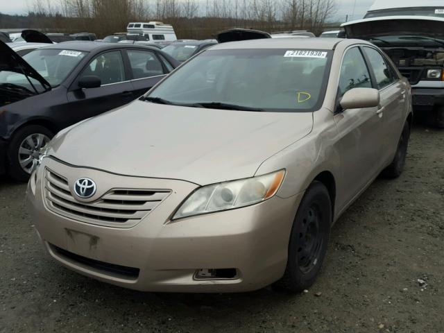 4T1BE46K27U556514 - 2007 TOYOTA CAMRY TAN photo 2